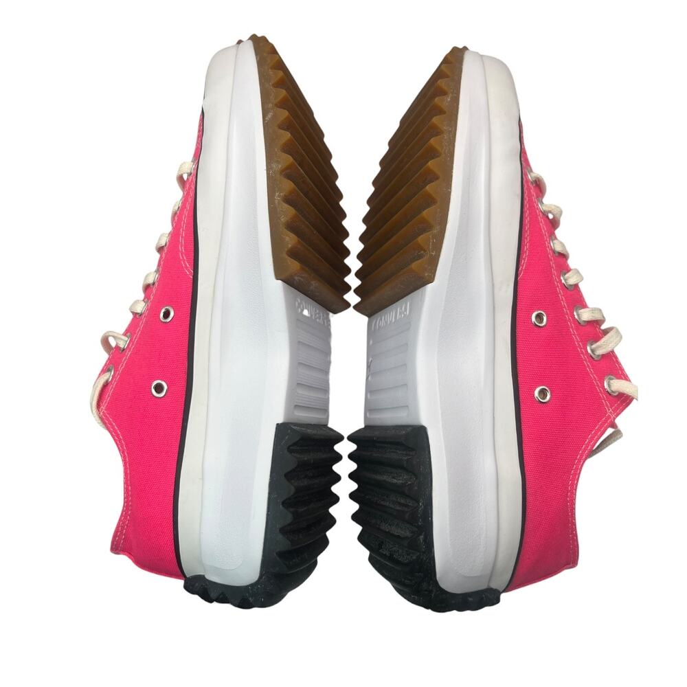 Converse Run Star Motion Neon Pink Platform Sneakers Low Top Womens 10 Mens 8.5 - Picture 5 of 7